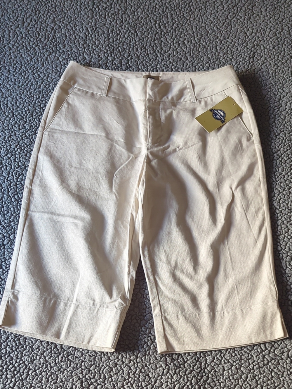 Vintage Shaver Lake 100% Cotton Shorts in Stone Size 8 NWT